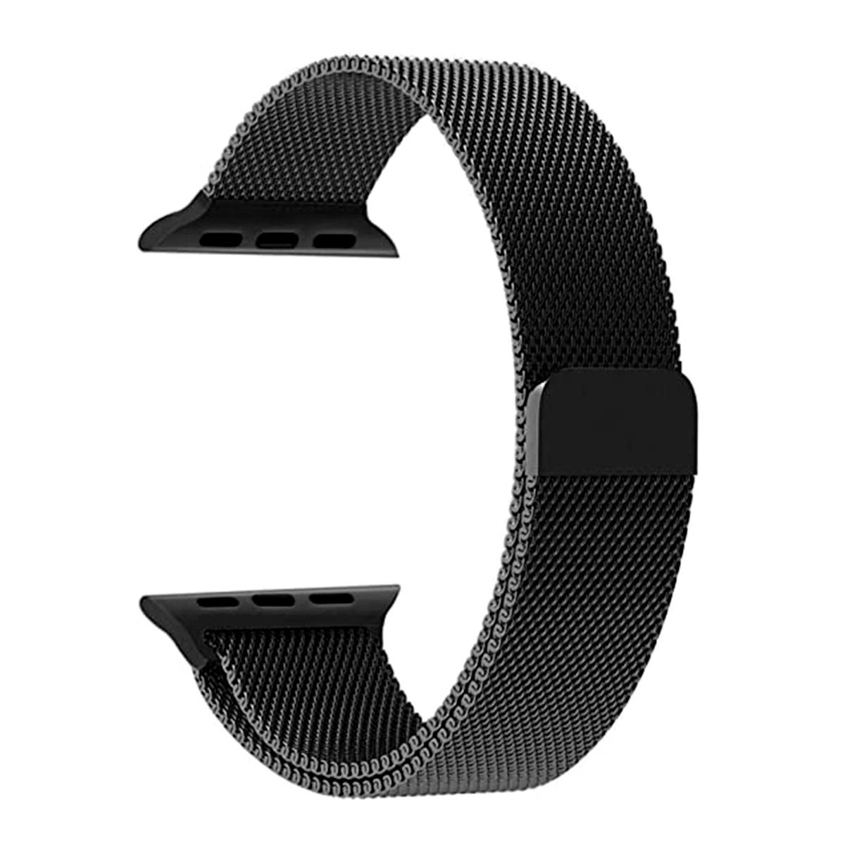 GENERICO - Correa Milanese Imantada Para Apple Watch 44mm Negro