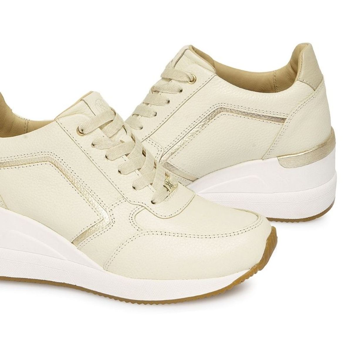 VIALE - Zapatilla Casual REC-2505 HuesoDorado Viale Cuero