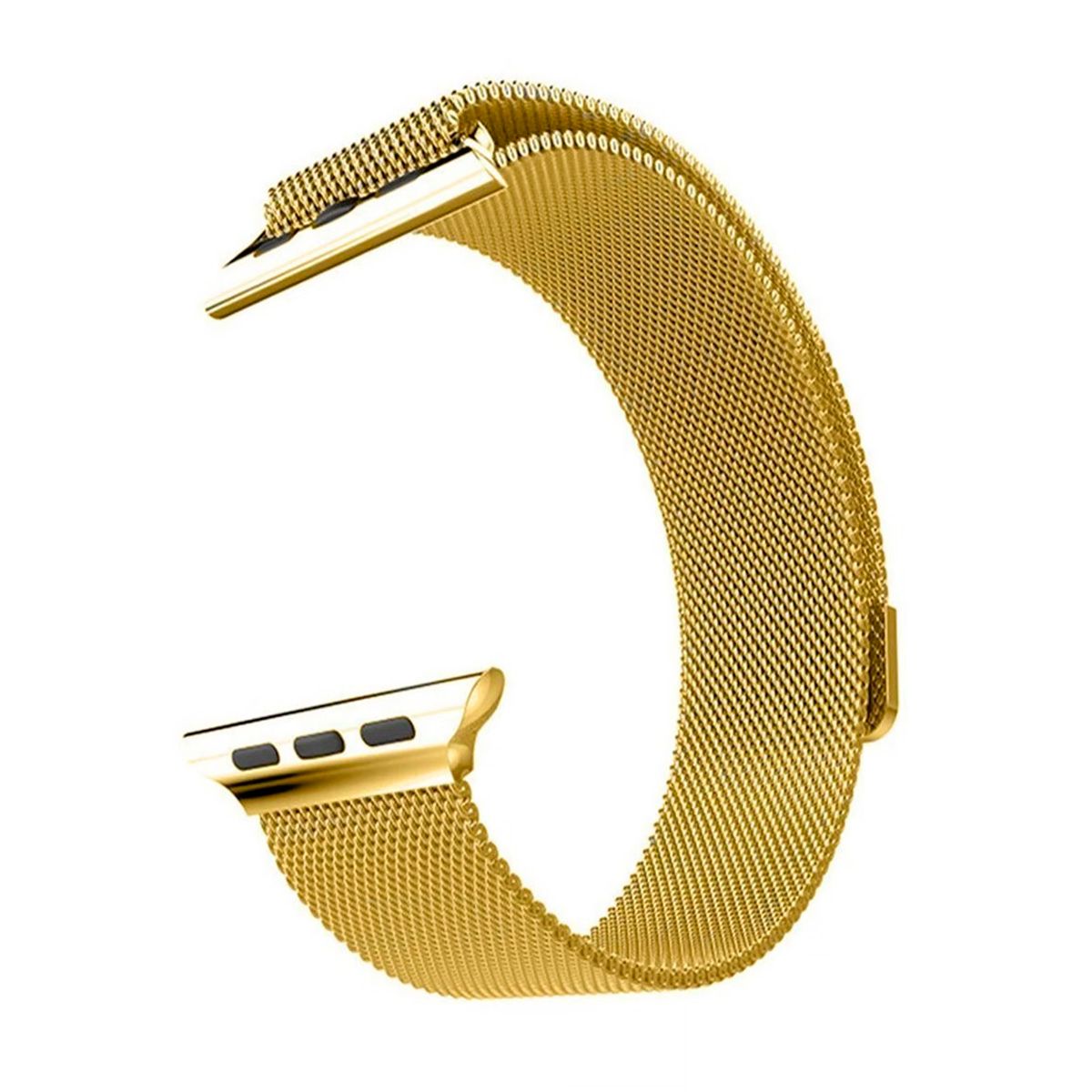 GENERICO - Correa Milanese Imantada Para Apple Watch 45mm Dorado