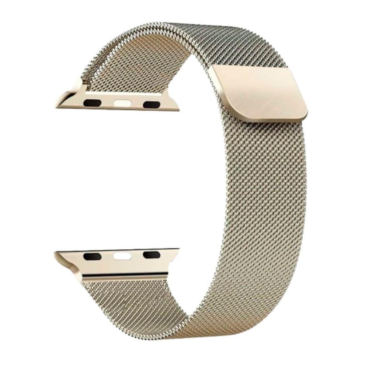 GENERICO - Correa Milanese Imantada Para Apple Watch 49mm Beige