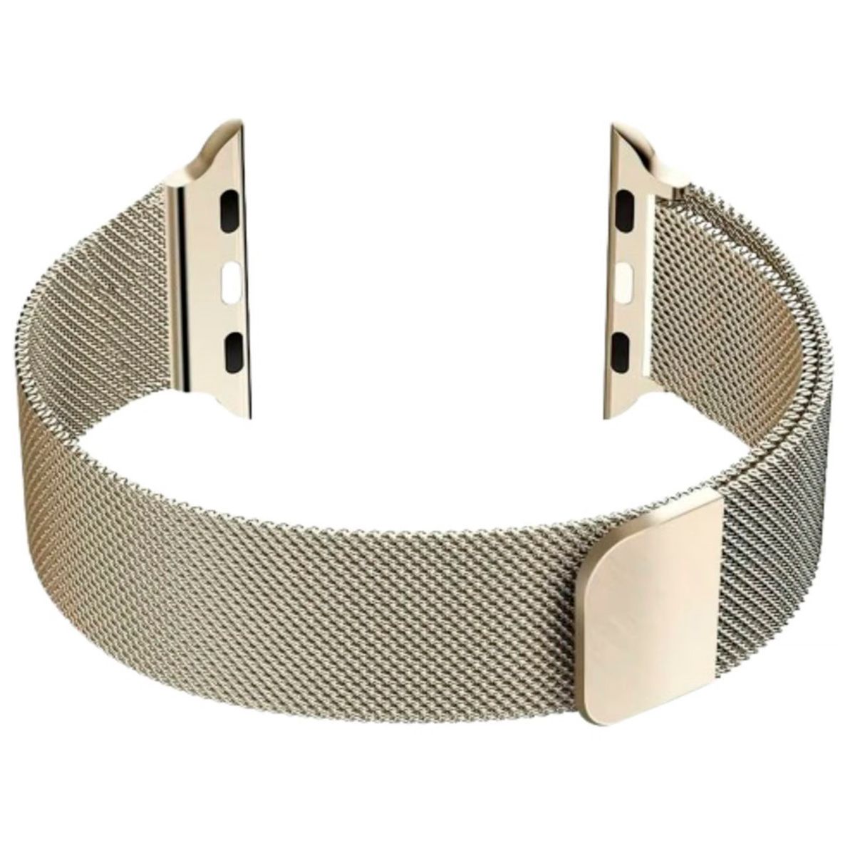 GENERICO - Correa Milanese Imantada Para Apple Watch 49mm Beige
