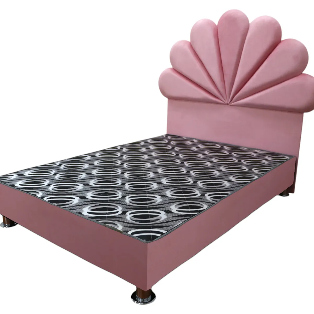 MUEBLES MACRUMO - Cama Coral 2Plazas - Rosado