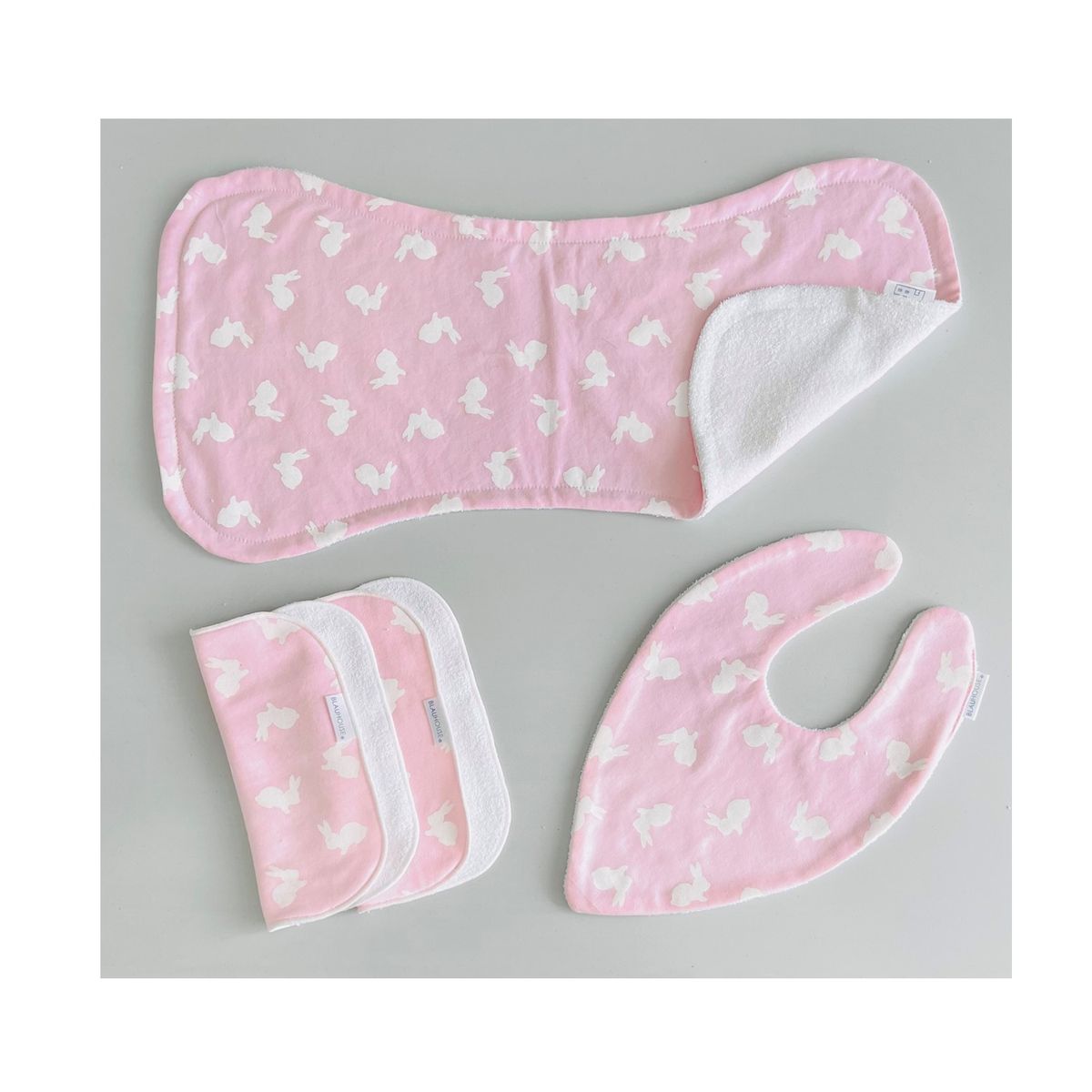 BLAUHOUSE - Babero Bandana Babita Hombrera Babita Bebé Set x 4