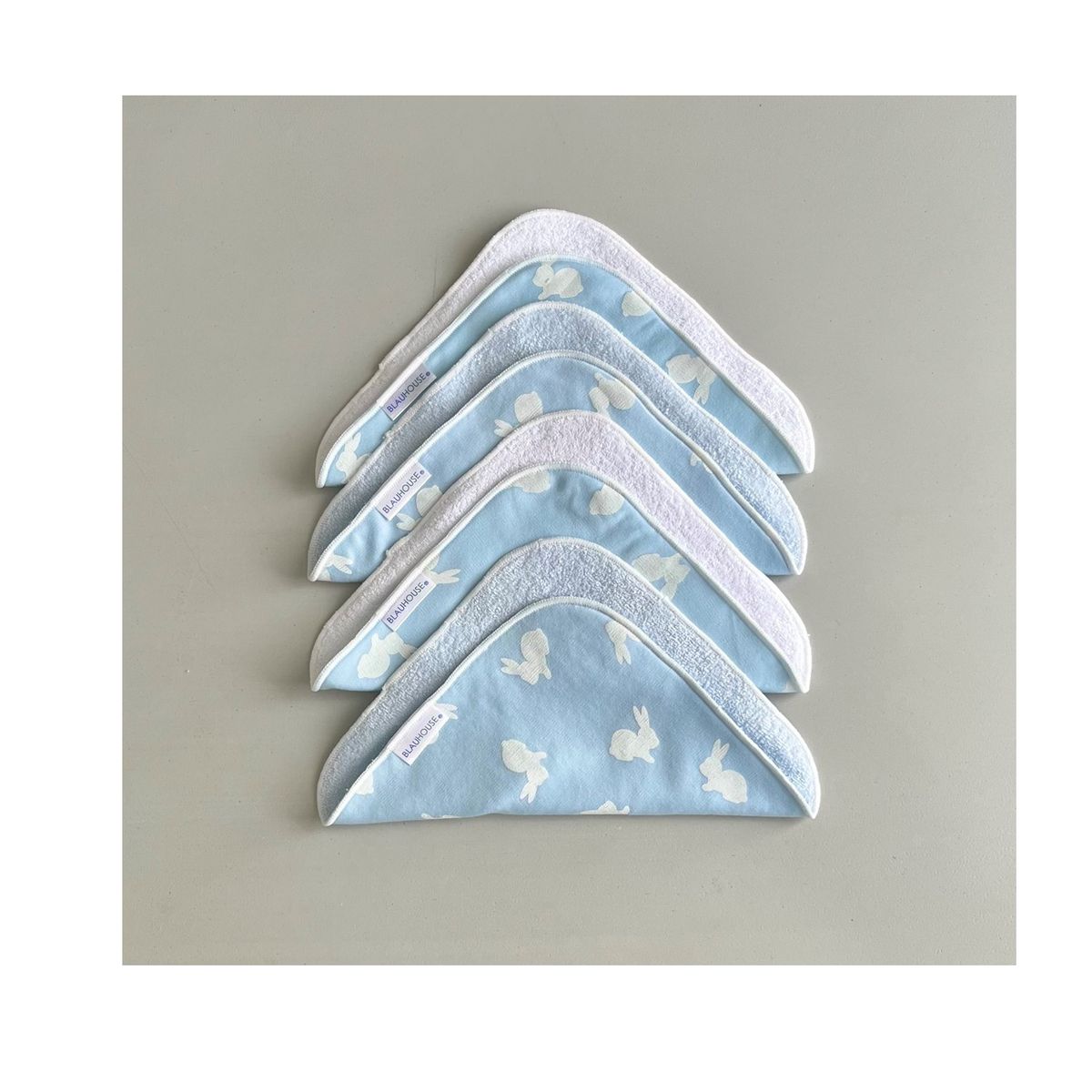 BLAUHOUSE - Babita para Bebé de Algodón Reverso Felpa x4