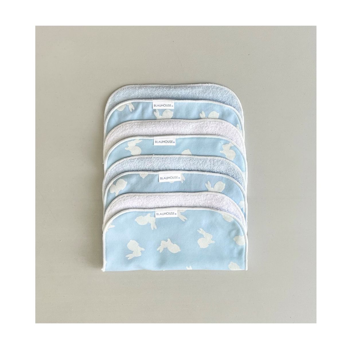 BLAUHOUSE - Babita para Bebé de Algodón Reverso Felpa x4