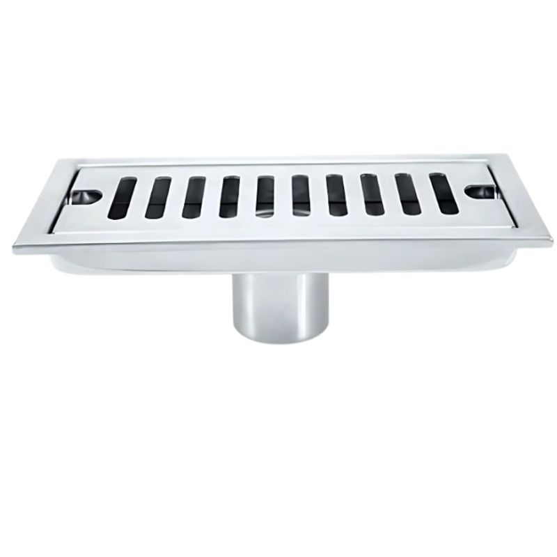 GENERICO - SUMIDERO 10x20 CM DE ACERO 304 SATINADO