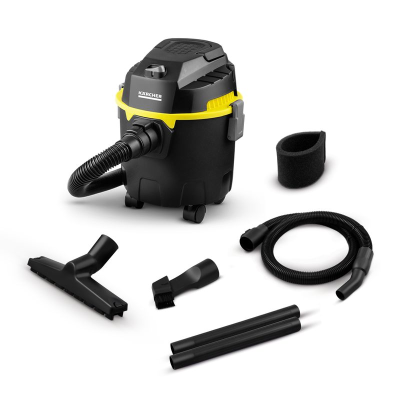 KARCHER - Aspiradora de polvo y agua WDL1 Black 1000W 10L Karcher