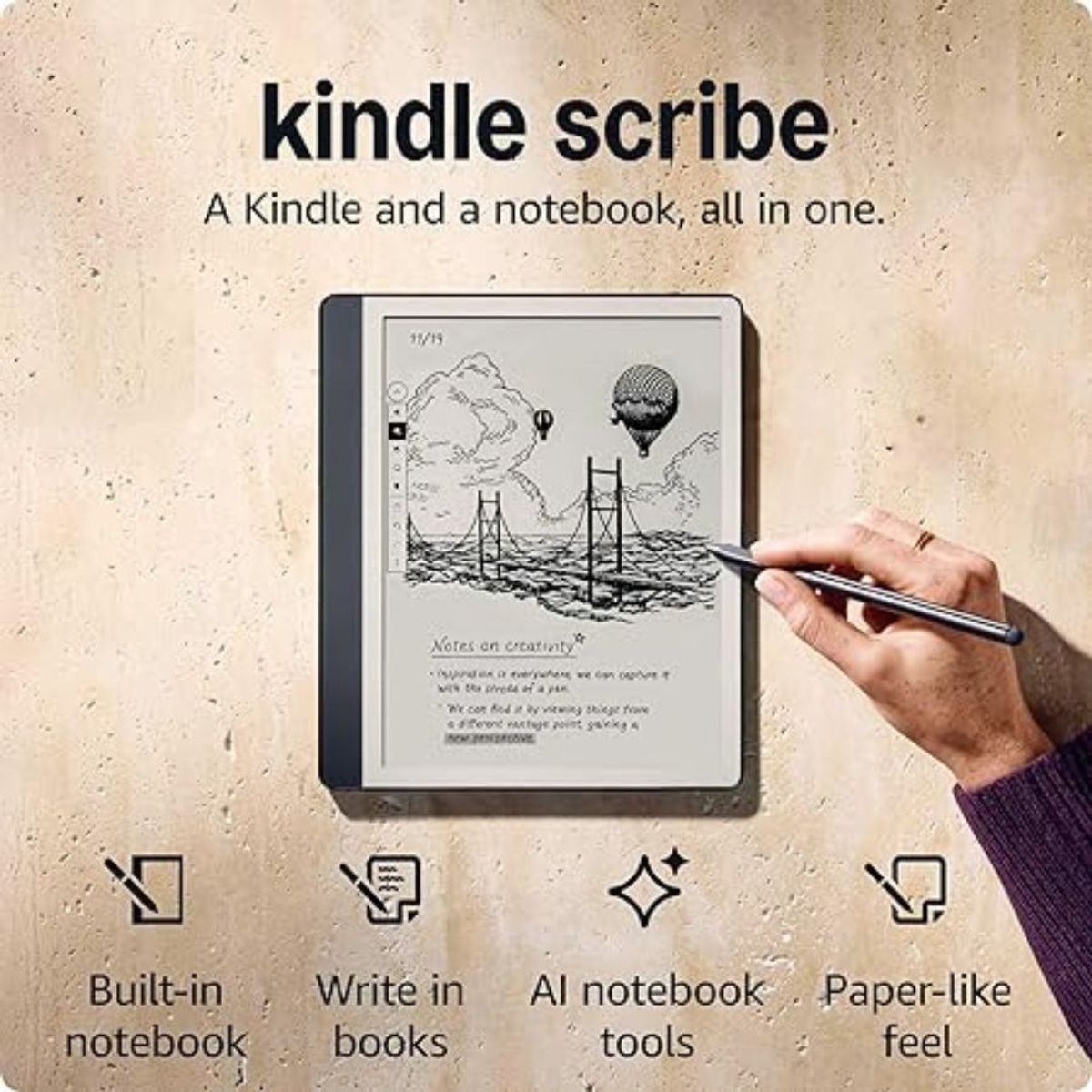 KINDLE - Kindle Scribe 2024 32gb Tungsten Negro