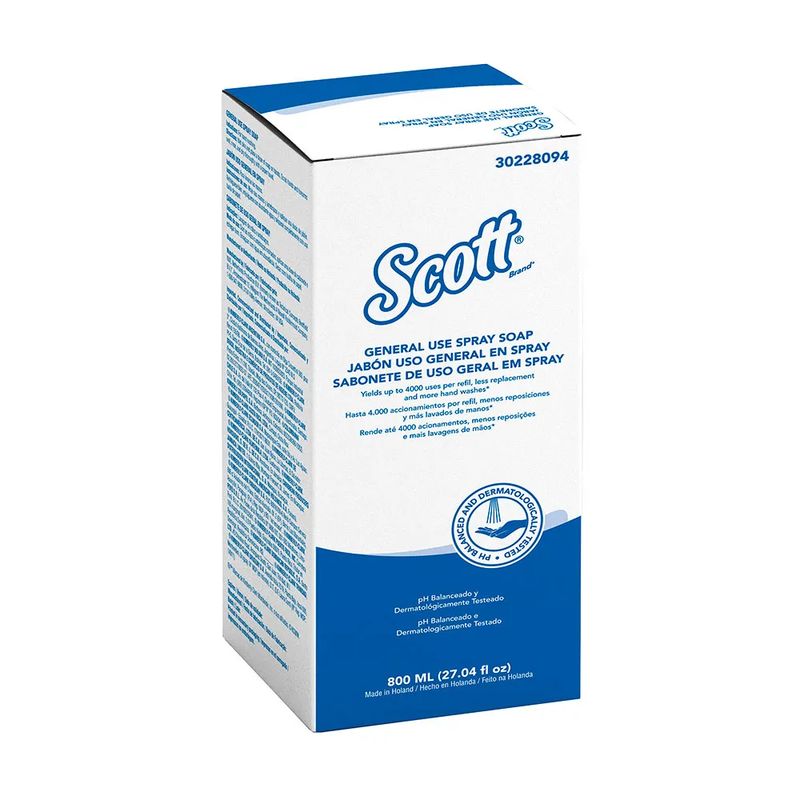 SCOTT - Scott Essential Jabón en Spray 30228094 - 800 ml