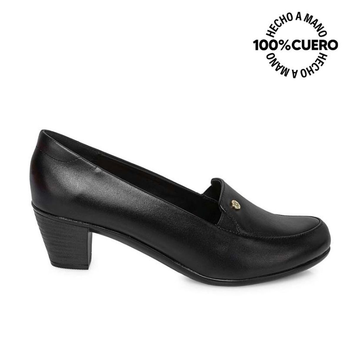 VIALE - Zapato Mocasín Casual DK-2511 Negro Viale Cuero