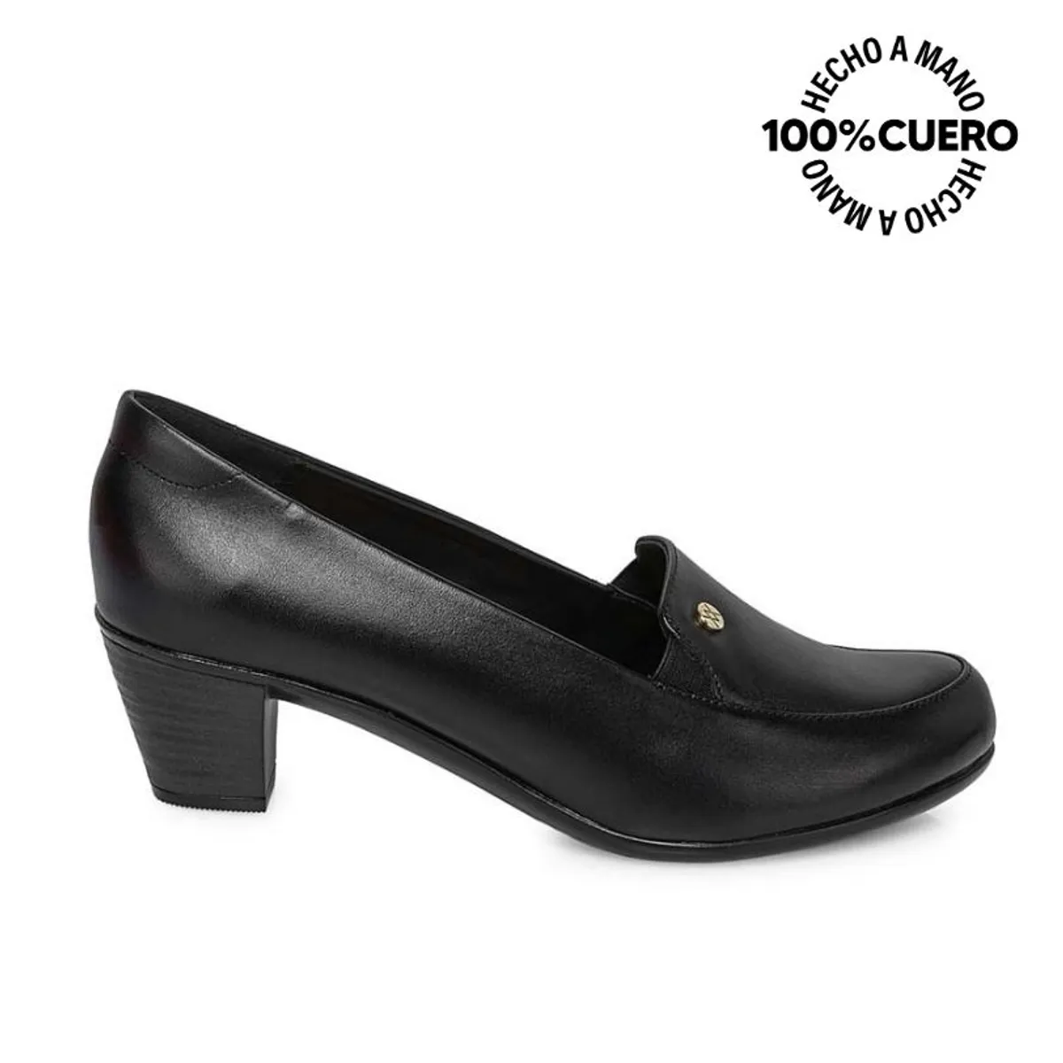 VIALE - Zapato Mocasín Casual DK-2511 Negro Viale Cuero