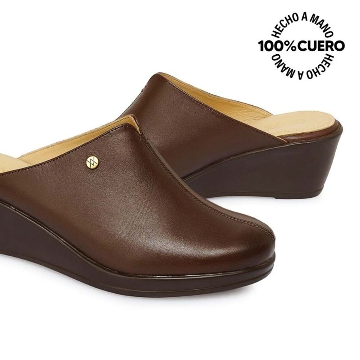 VIALE - Zapato Sueco Casual DK-2514 Africano Viale Cuero