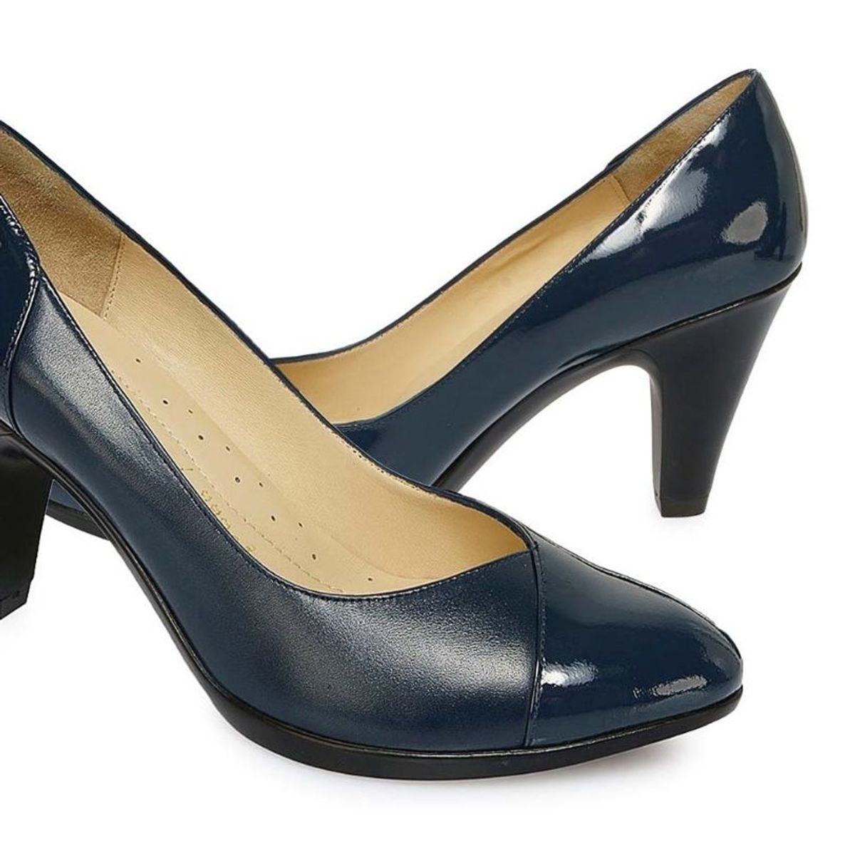 VIALE - Zapato Reina Casual ECO-2515 Azul Viale Cuero