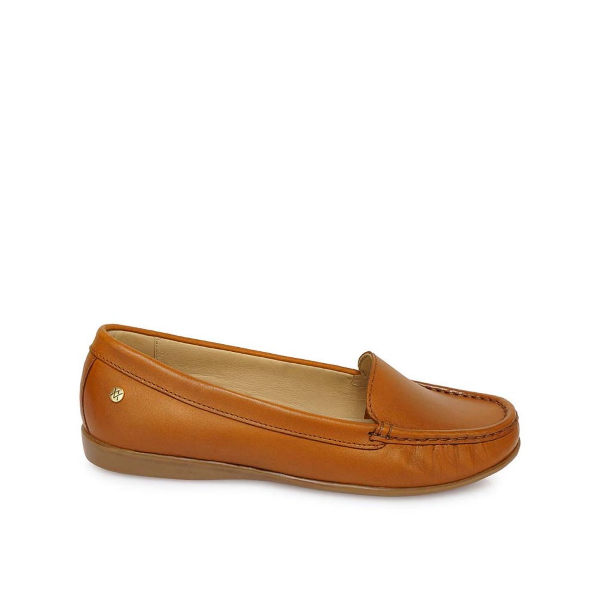 VIALE - Zapato Mocasín Casual FAV-2502 Natural Viale Cuero