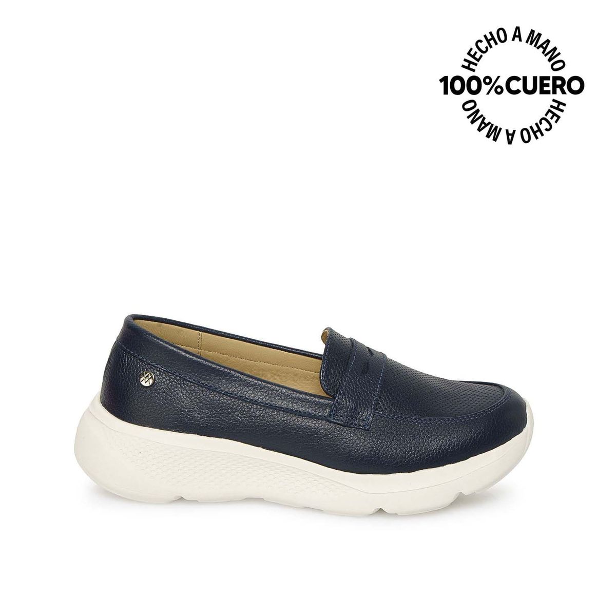 VIALE - Zapato Mocasín Casual REC-2513 PatriotAzul Viale Cuero