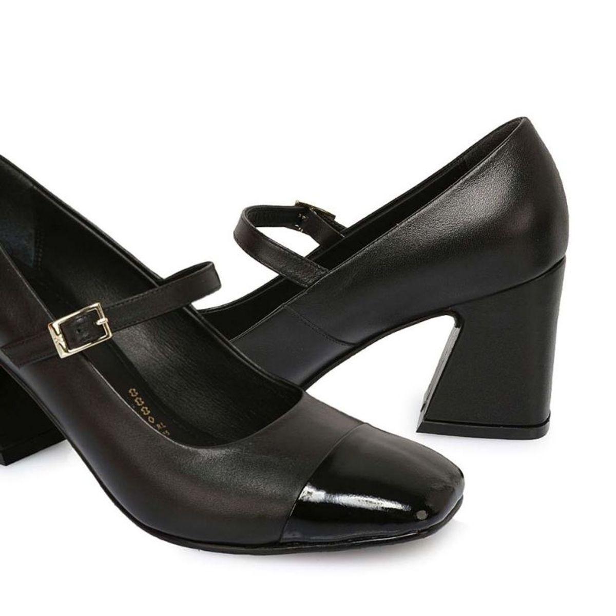 VIALE - Zapato Stiletto Vestir ROSY-2501 Negro Viale Cuero