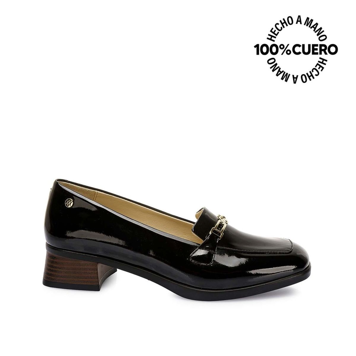 VIALE - Zapato Mocasín Casual TASTE-2520 Negro Viale Cuero