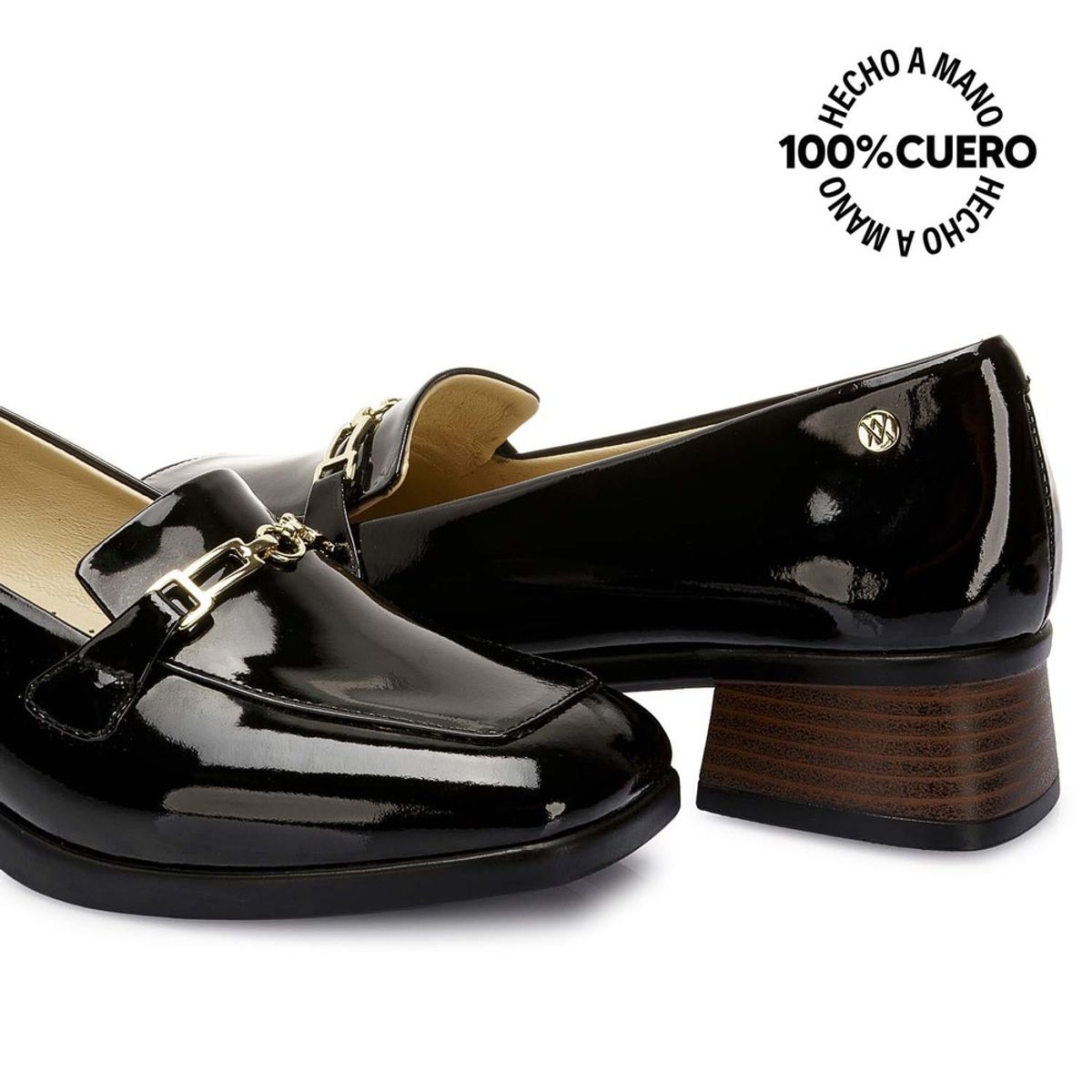 VIALE - Zapato Mocasín Casual TASTE-2520 Negro Viale Cuero