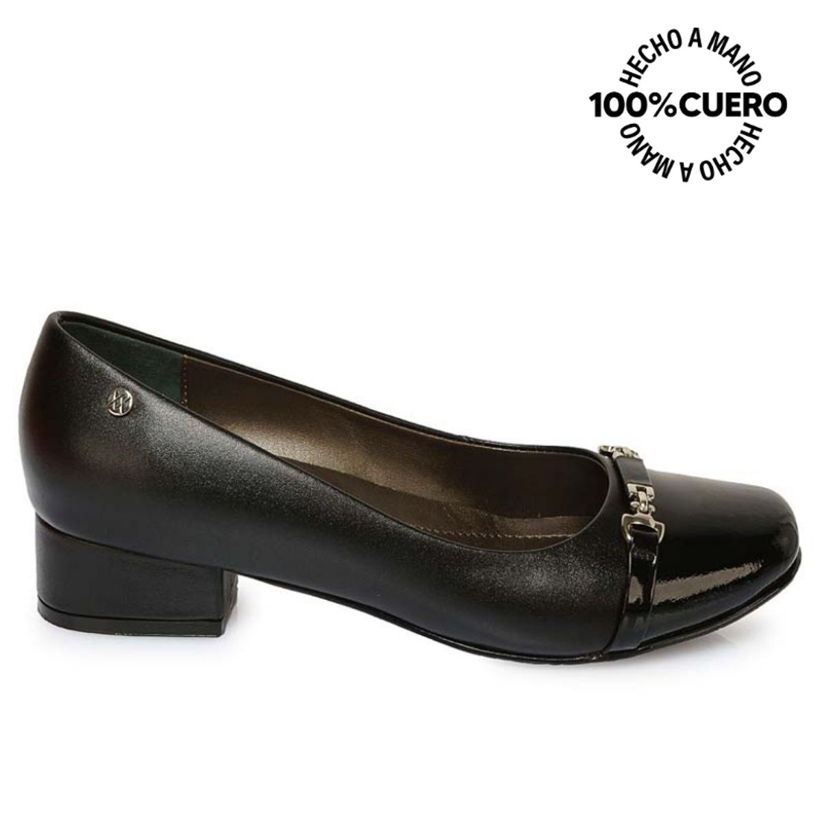 VIALE - Zapato Reina Vestir TATI-2525 Negro Viale Cuero
