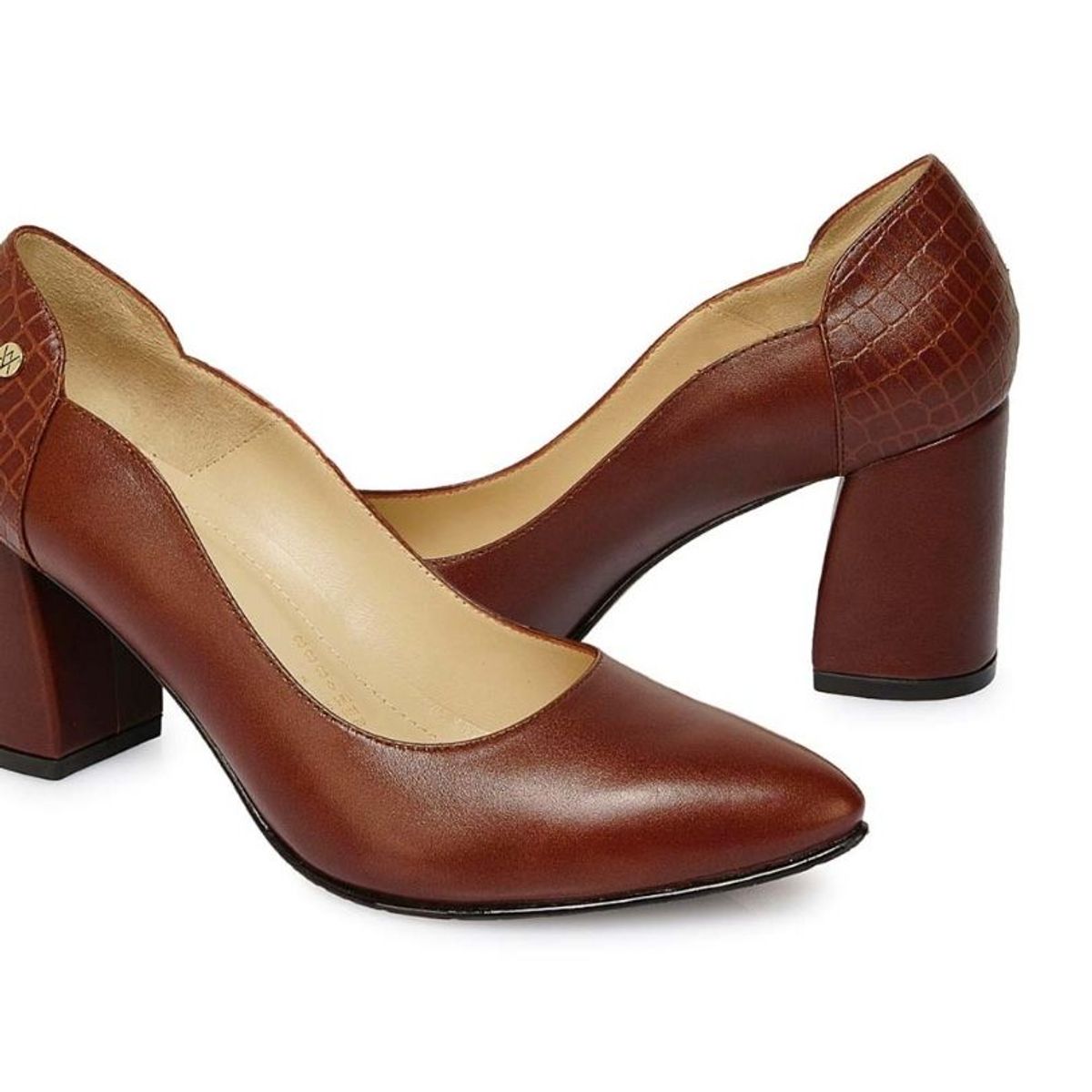 VIALE - Zapato Reina Vestir TATI-2520 MarrónClaro Viale Cuero