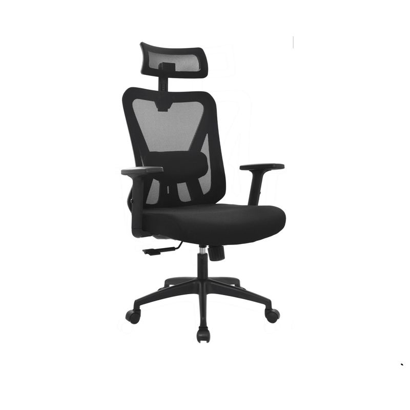 MOBELART - Silla de Oficina Presidente Dolfin BN Syncro Negro möbelArt