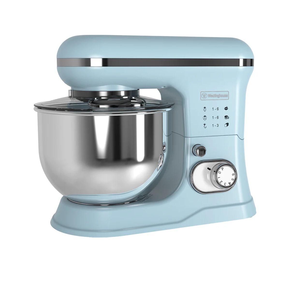 WESTINGHOUSE - Batidora de pedestal 5L Retro WH celeste