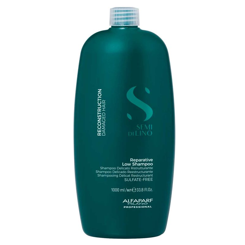 ALFAPARF MILANO - Shampoo Reparador Sin Sal Alfaparf Reconstrucción 1000ml