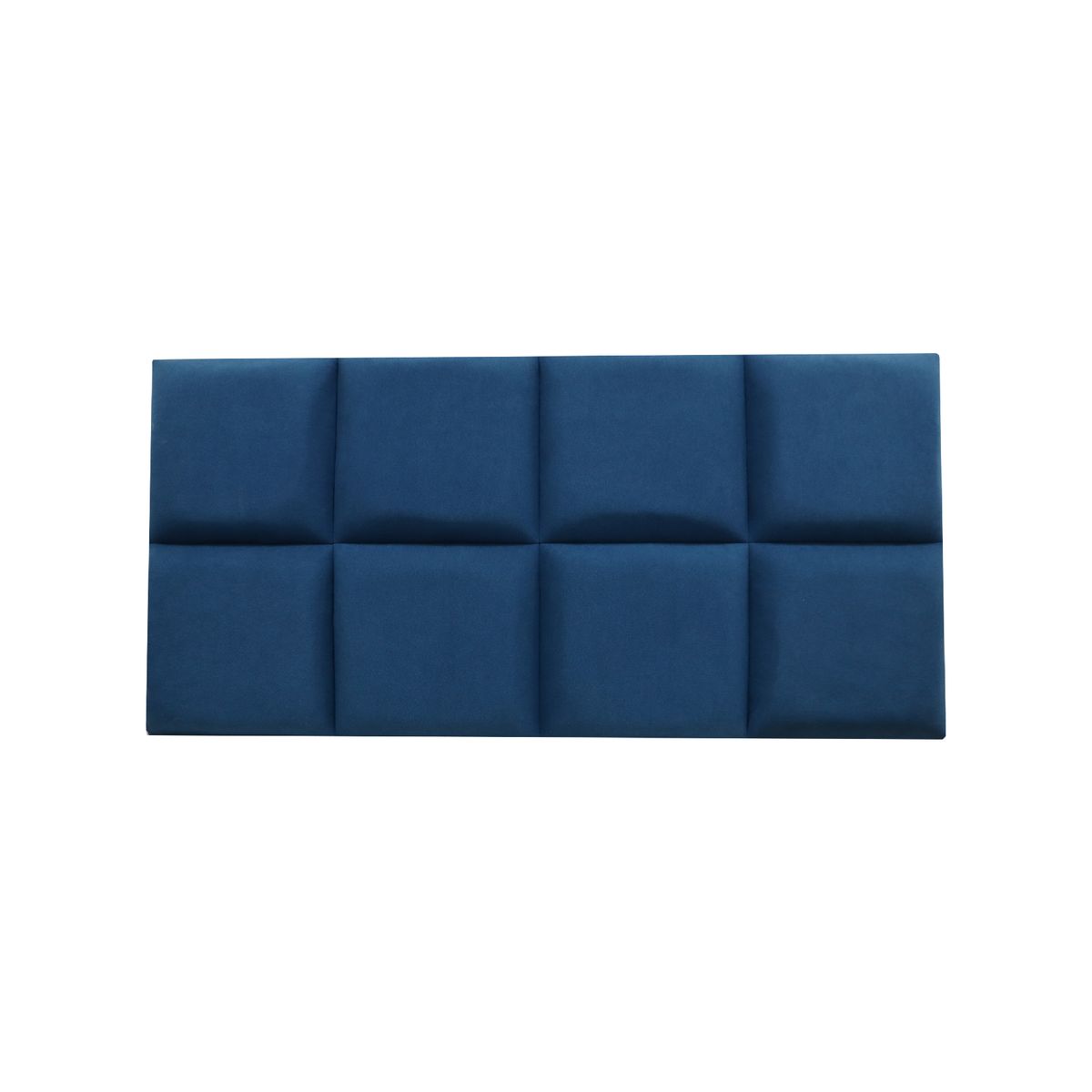 MUEBLES MACRUMO - Cama tapizada Serena + almohada - 1.5 Plz - Color Azul