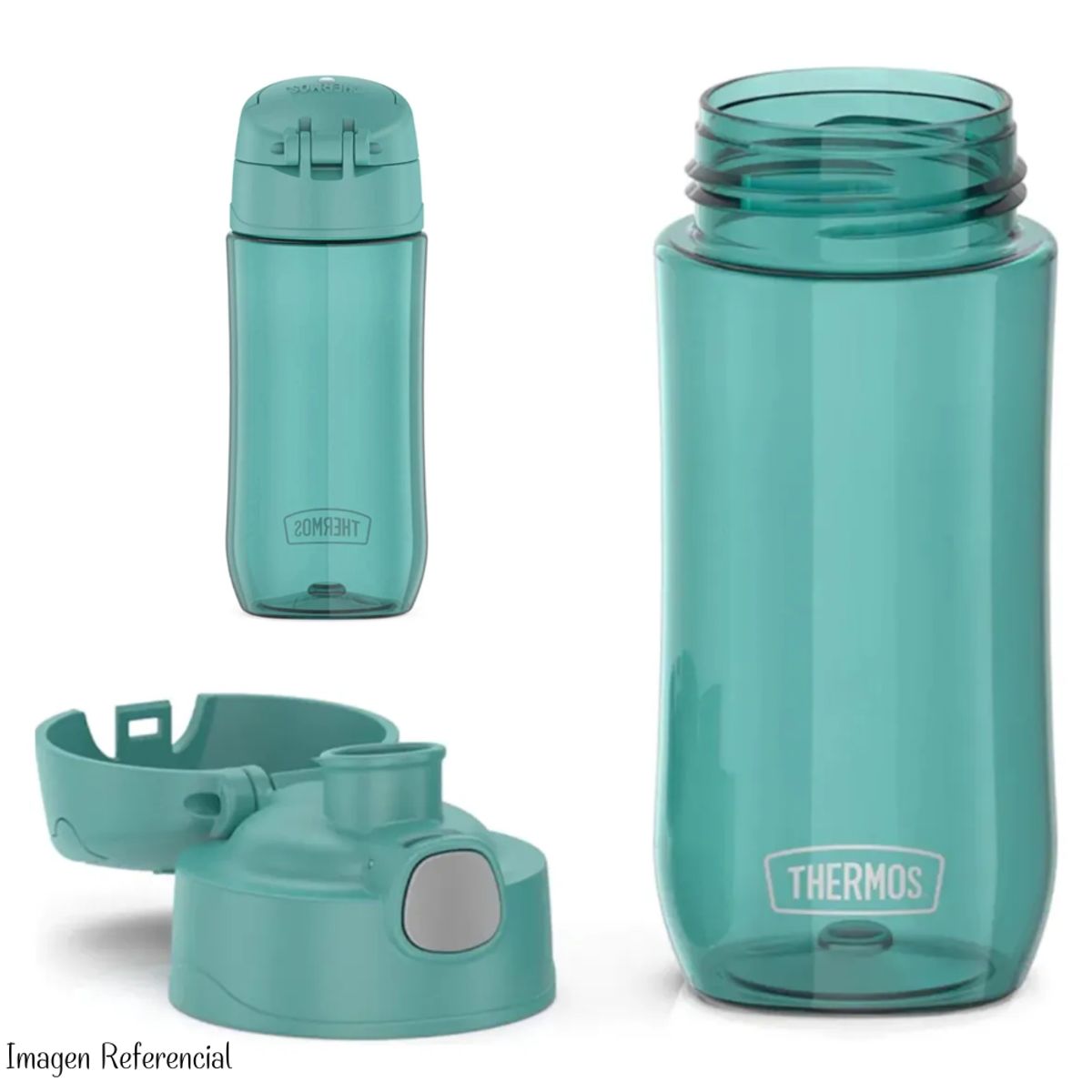 THERMOS - TomatodoThermos Transparente de 470 ml - Verde