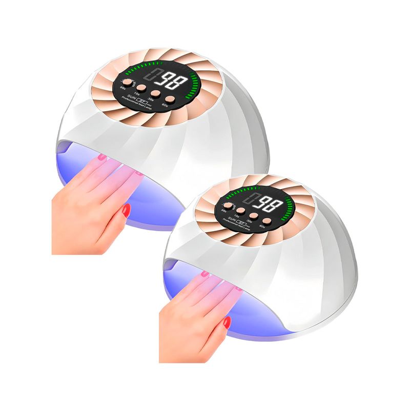 GENERICO - Lámpara Sun S7 268W Secado LedUv Profesional 2Uni