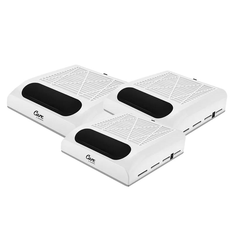 GENERICO - Extractor De Polvo Para Uñas 80W 3Uni