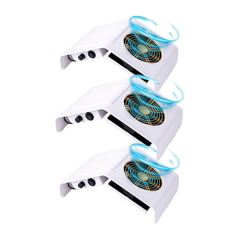 GENERICO - 3 Und Extractor De Polvo De Uñas 40W