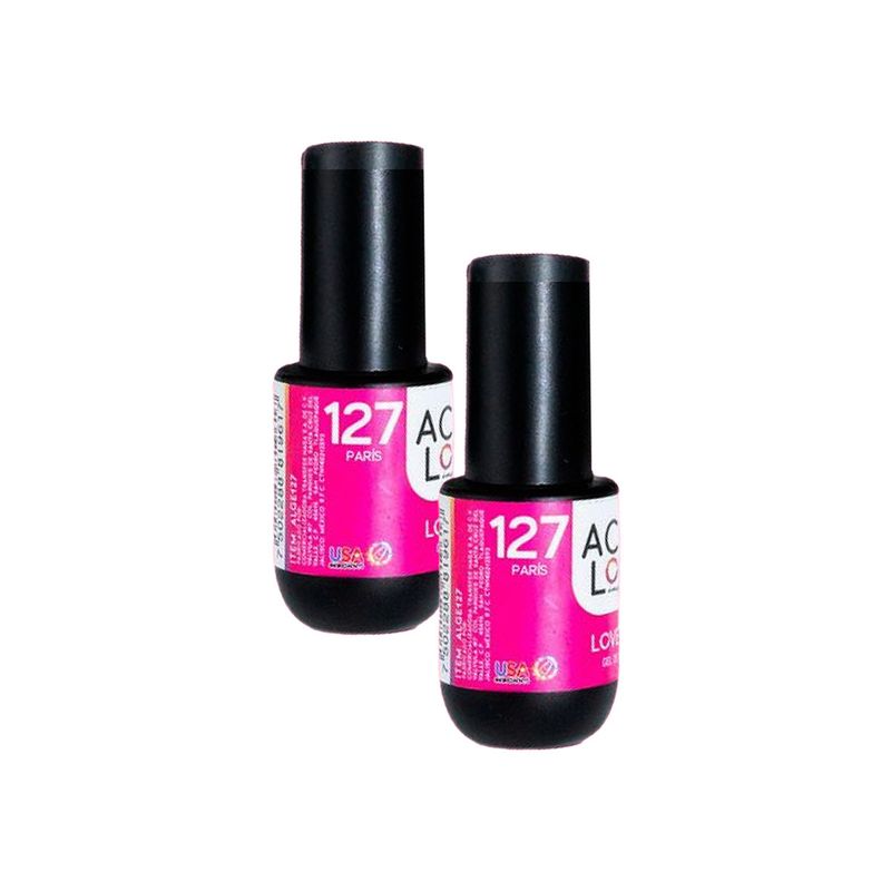GENERICO - Acry Love Esmalte Gel Uv Paris 2 Unid