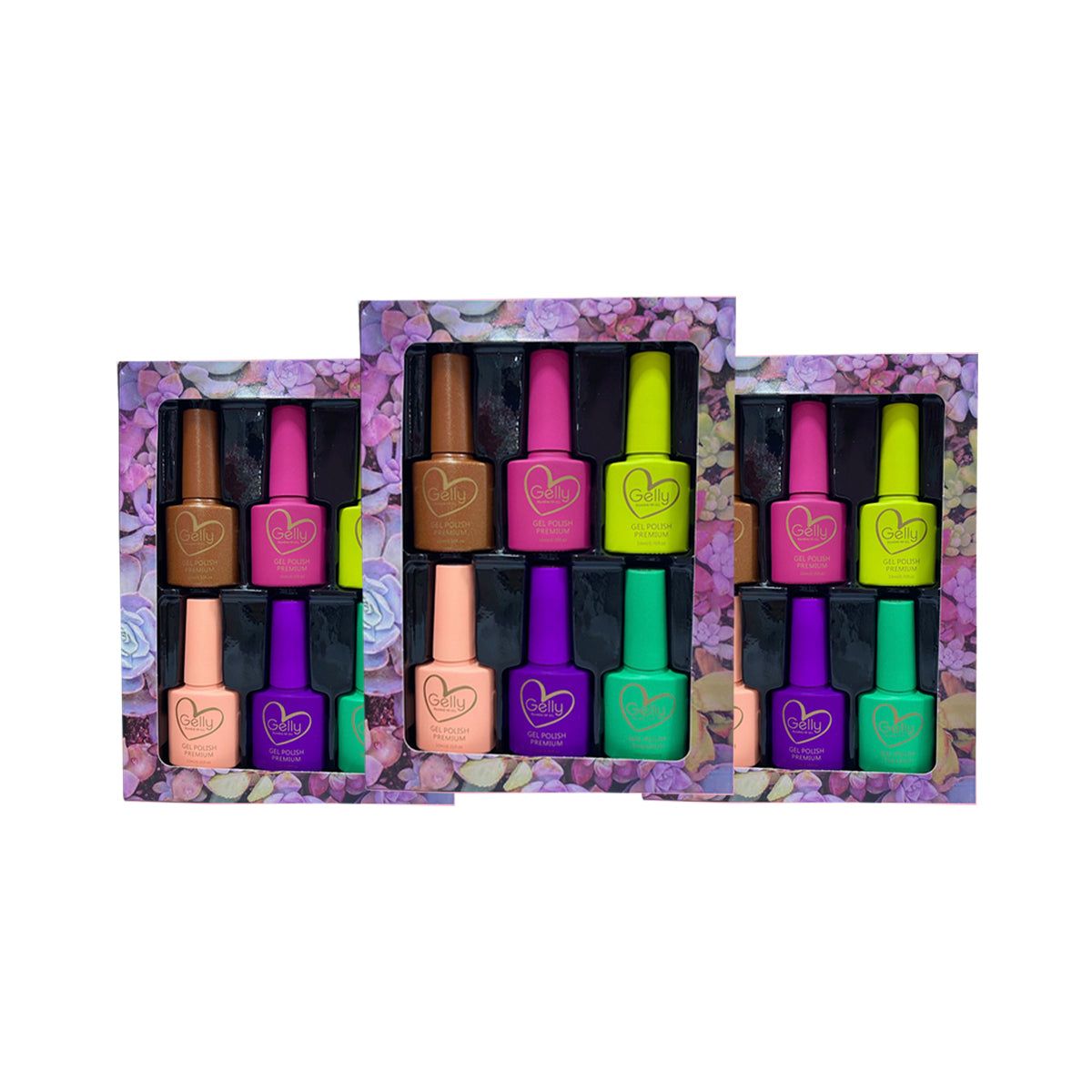 GENERICO - Wapizima Esmaltes Premium Gelly Colores Surtidos 3 Unid