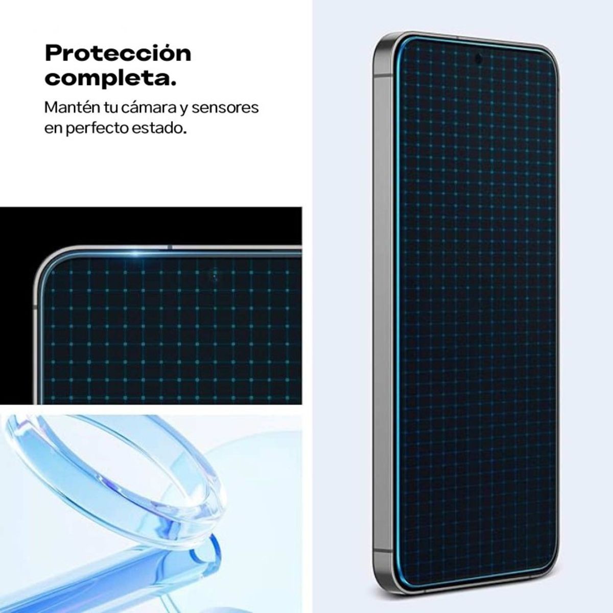 SPIGEN - Protector de pantalla Templado Spigen EZ FIT Para Galaxy S24 FE 2 UND