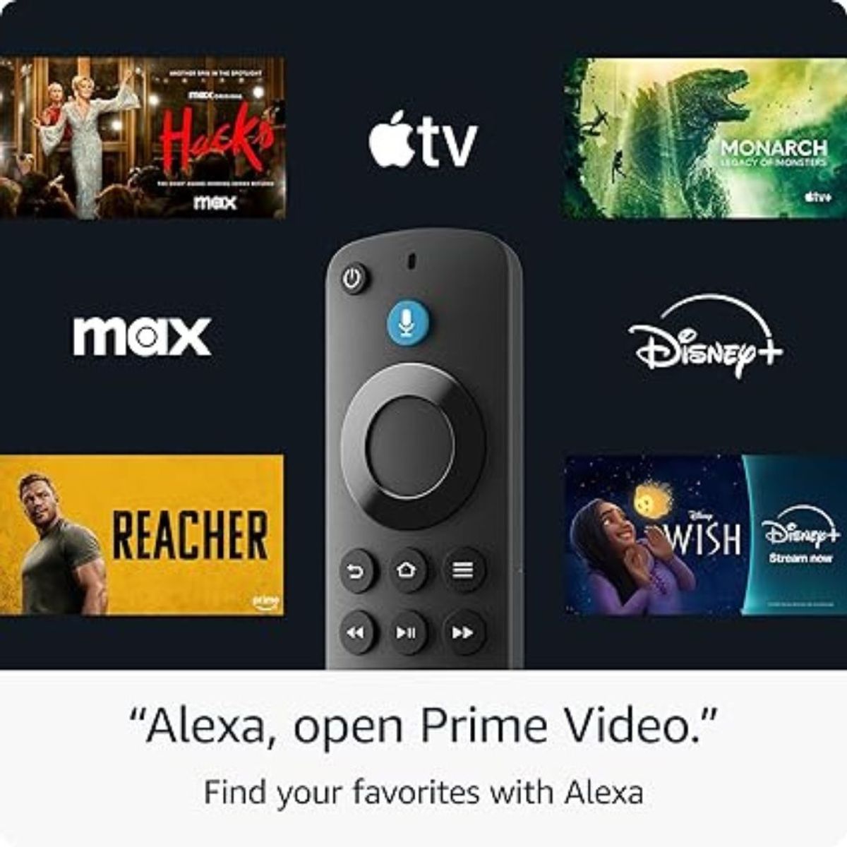 AMAZON - Amazon Fire Tv Stick 4ta Generación 2024 Hd Streaming Negro De Voz