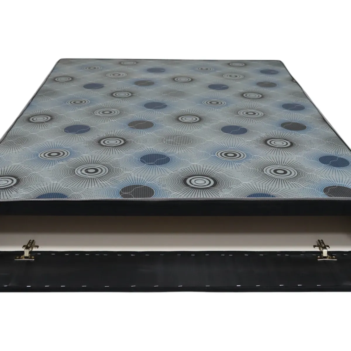 MUEBLES MACRUMO - Cama tapizada con sabanera  1.5 Plz - Color negro