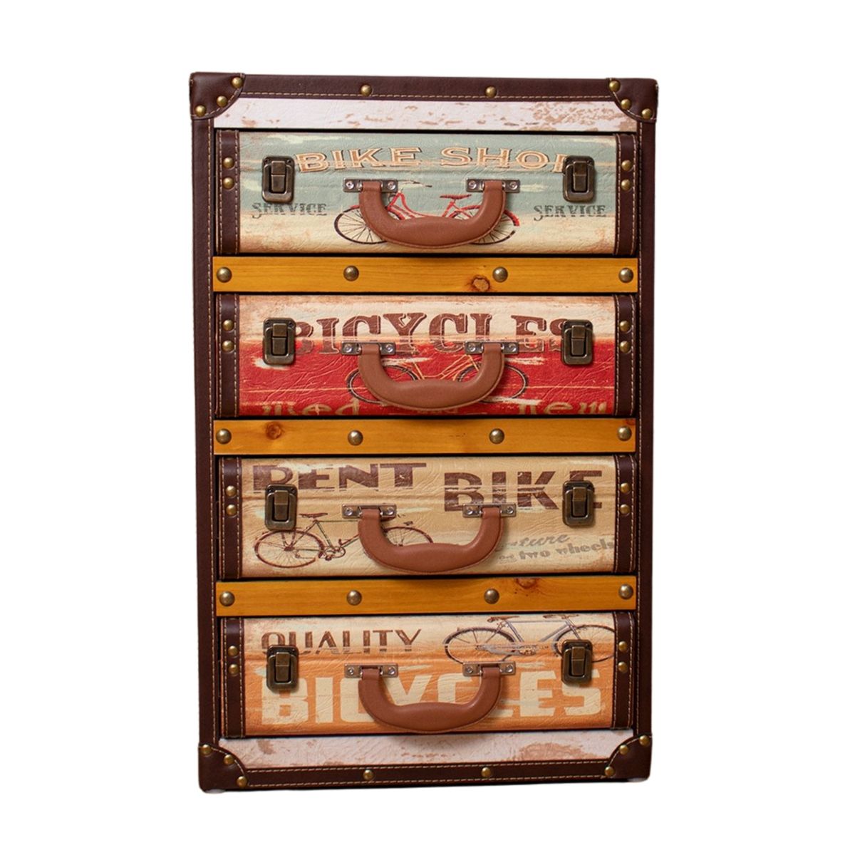 PANADECOR - Cómoda Konceptos Estilo Vintage Con 4 Cajones