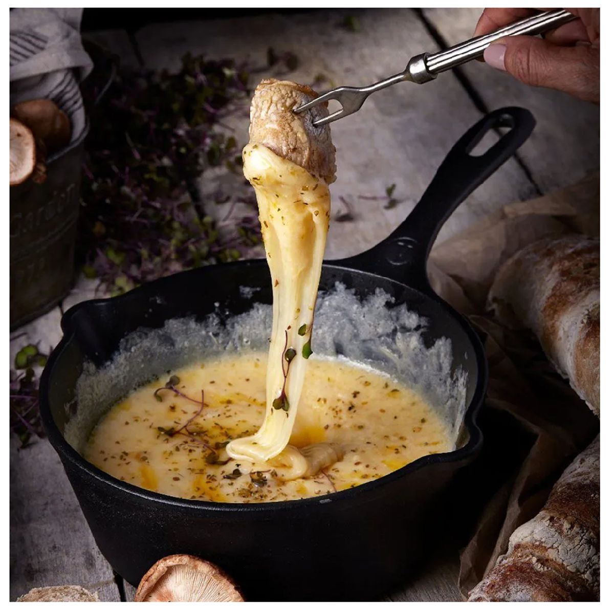 VICTORIA - SARTEN DE HIERRO FUNDIDO 1.9 Lt PROFUNDO ESMALTADO