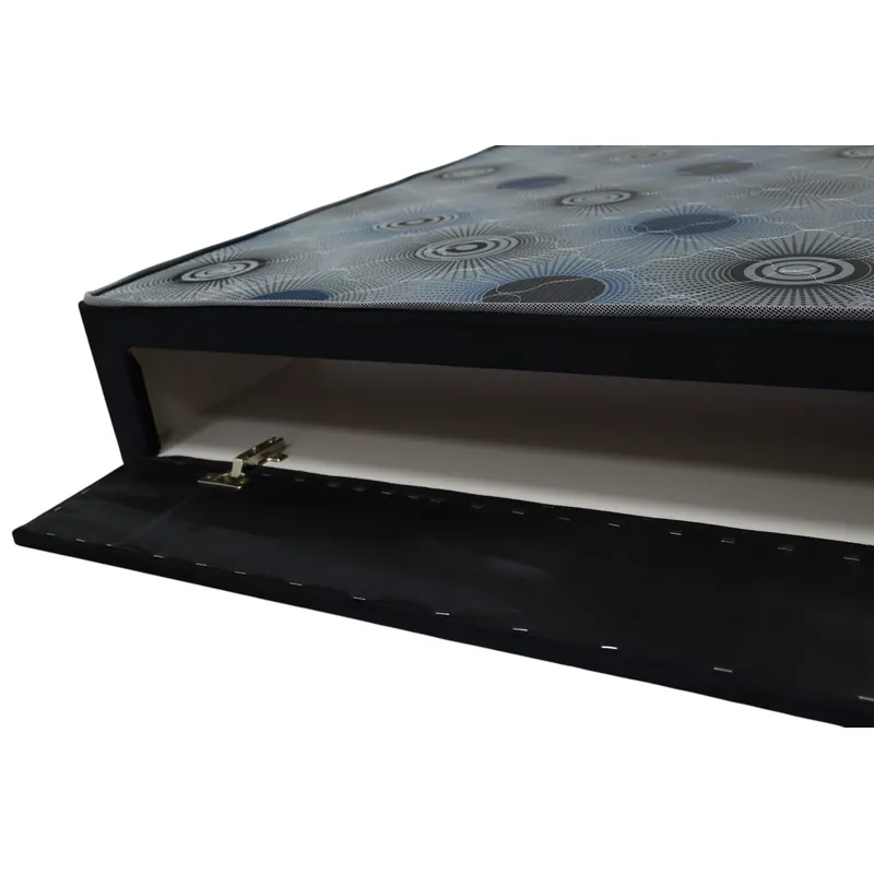 MUEBLES MACRUMO - Cama tapizada con sabanera  2 Plz - Color negro