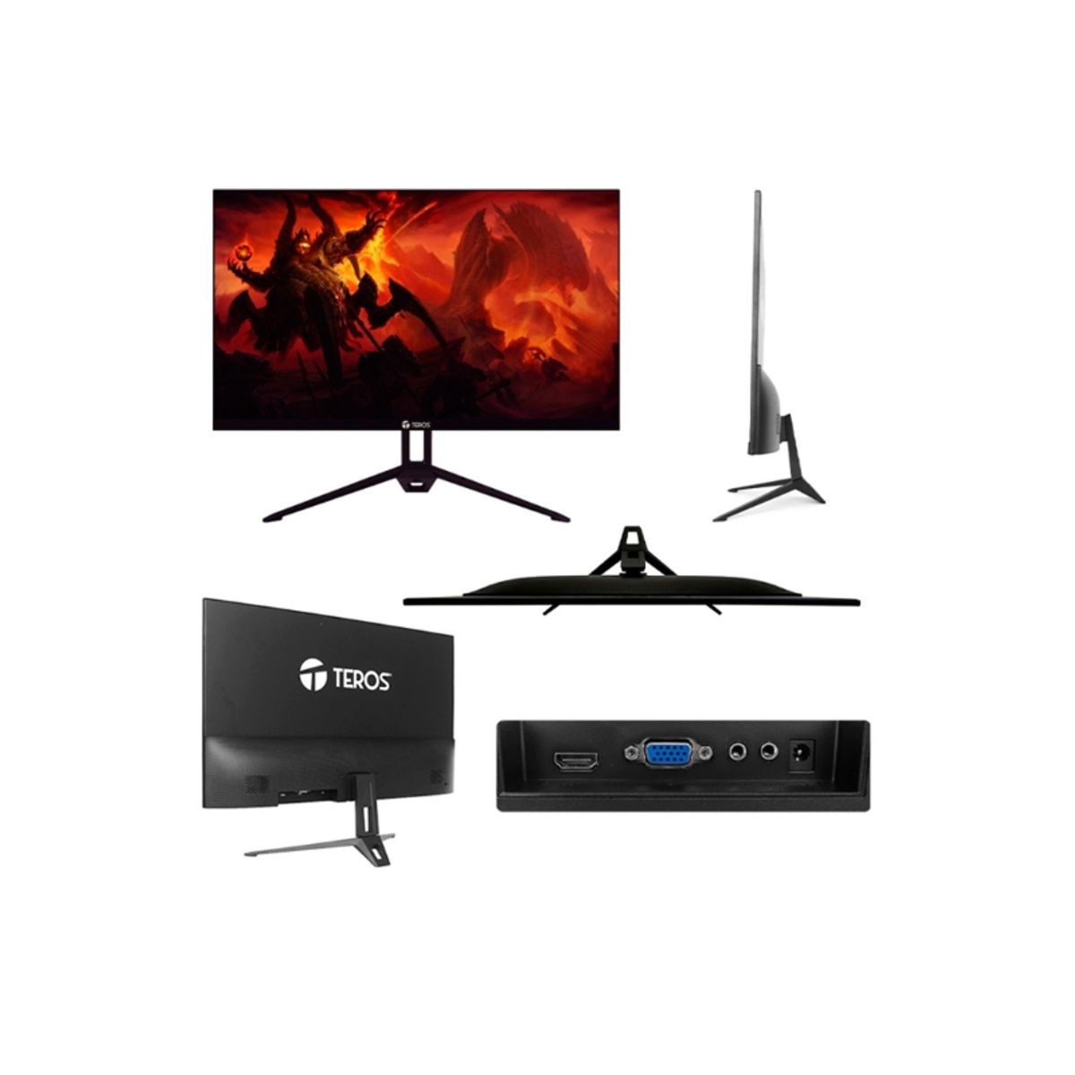 TEROS - Monitor Teros 24" TE-2415S 23.8 IPS 120HZ 1MS HDMI VGA PARLANTE FHD