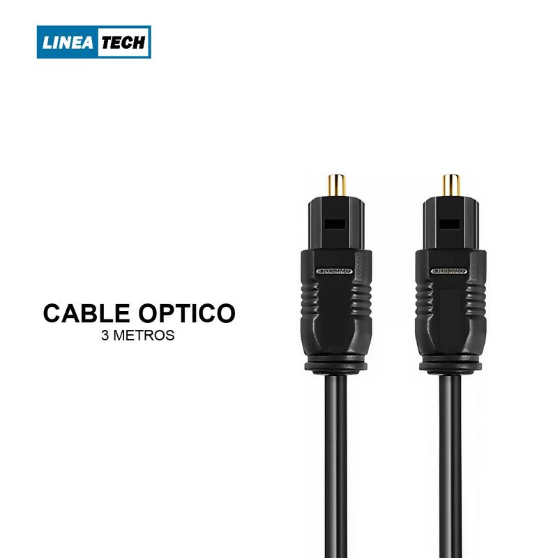 GENERICO - CABLE ÓPTICO DE AUDIO DIGITAL 3 METROS