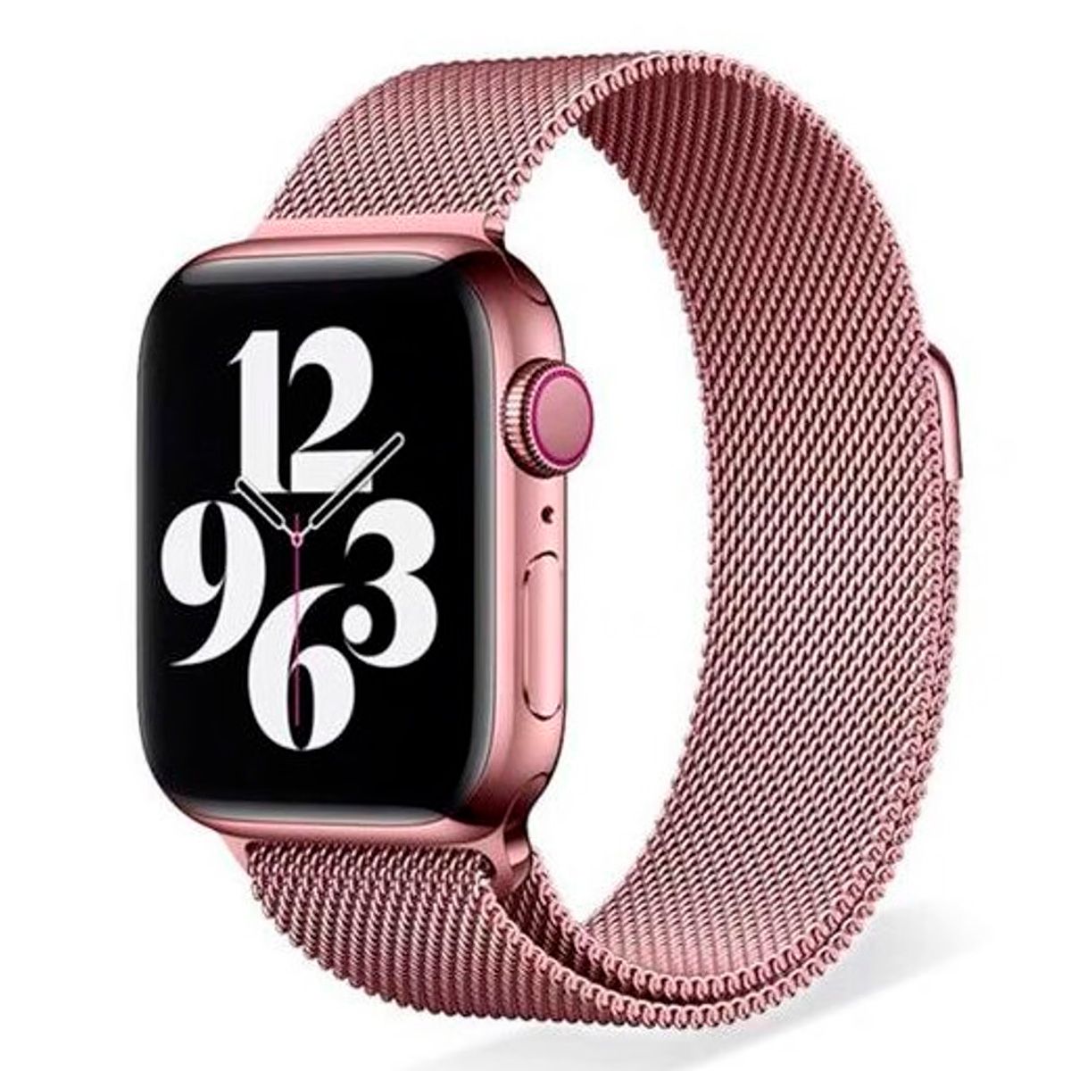 GENERICO - Correa Milanese Imantada Para Apple Watch 40mm Rosa