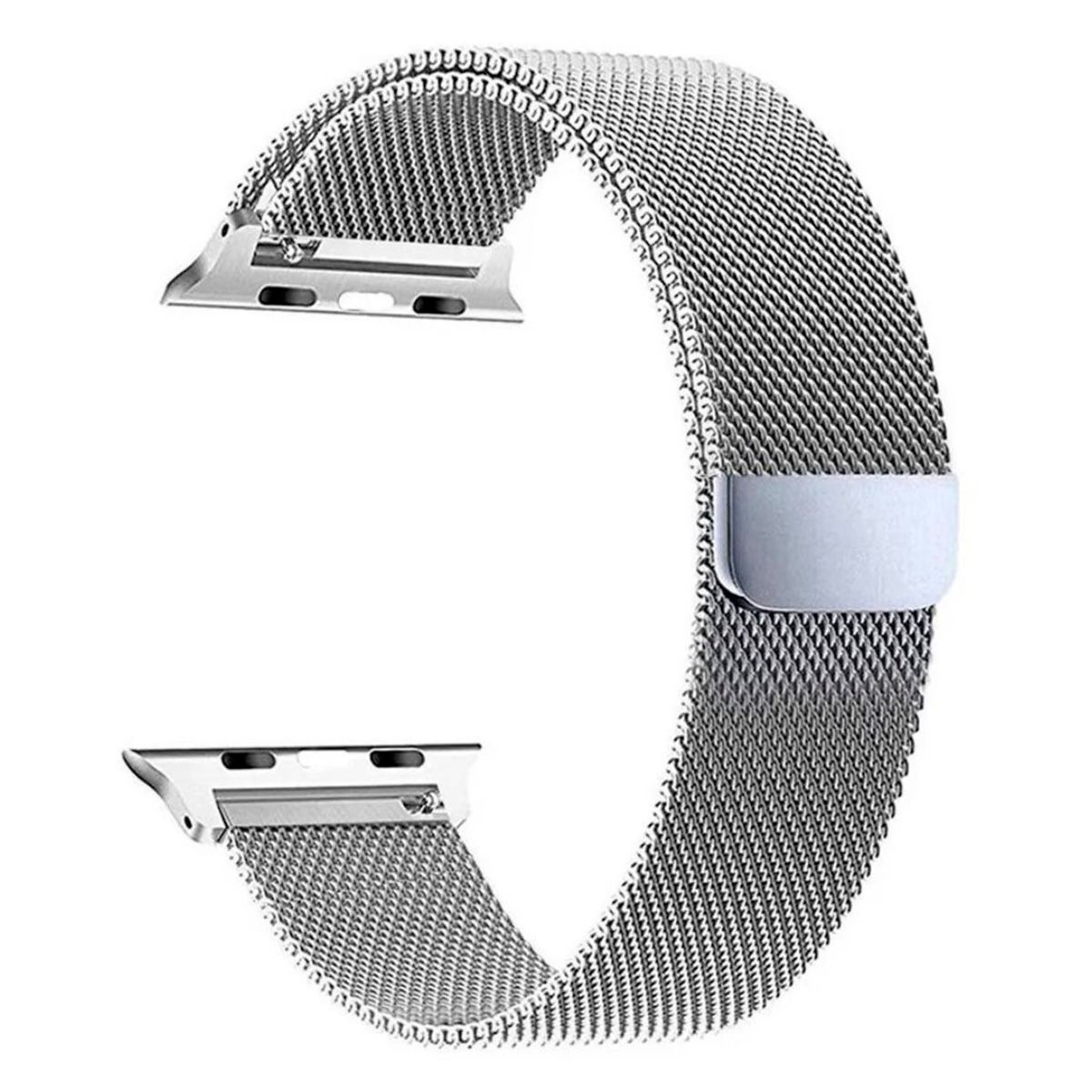 GENERICO - Correa Milanese Imantada Para Apple Watch 41mm Plata