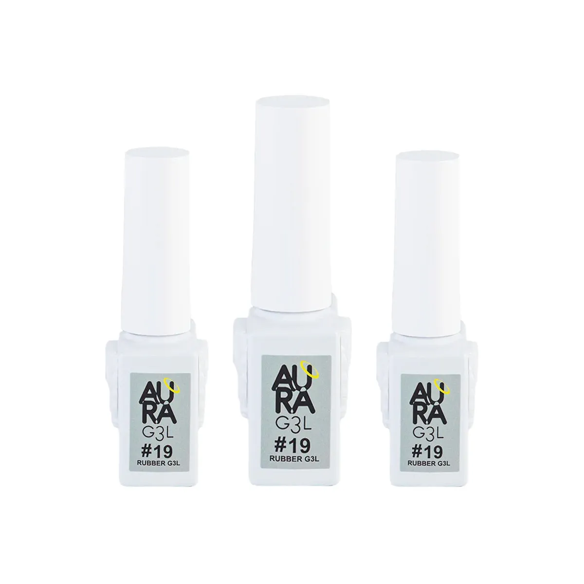 GENERICO - Aura Base Rubber Colores 19 3 Unid