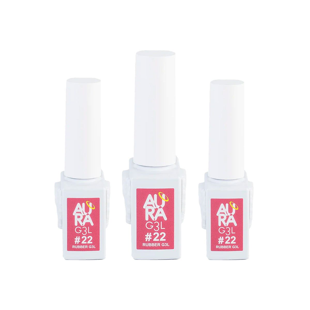 GENERICO - Aura Base Rubber Colores 22 3 Unid