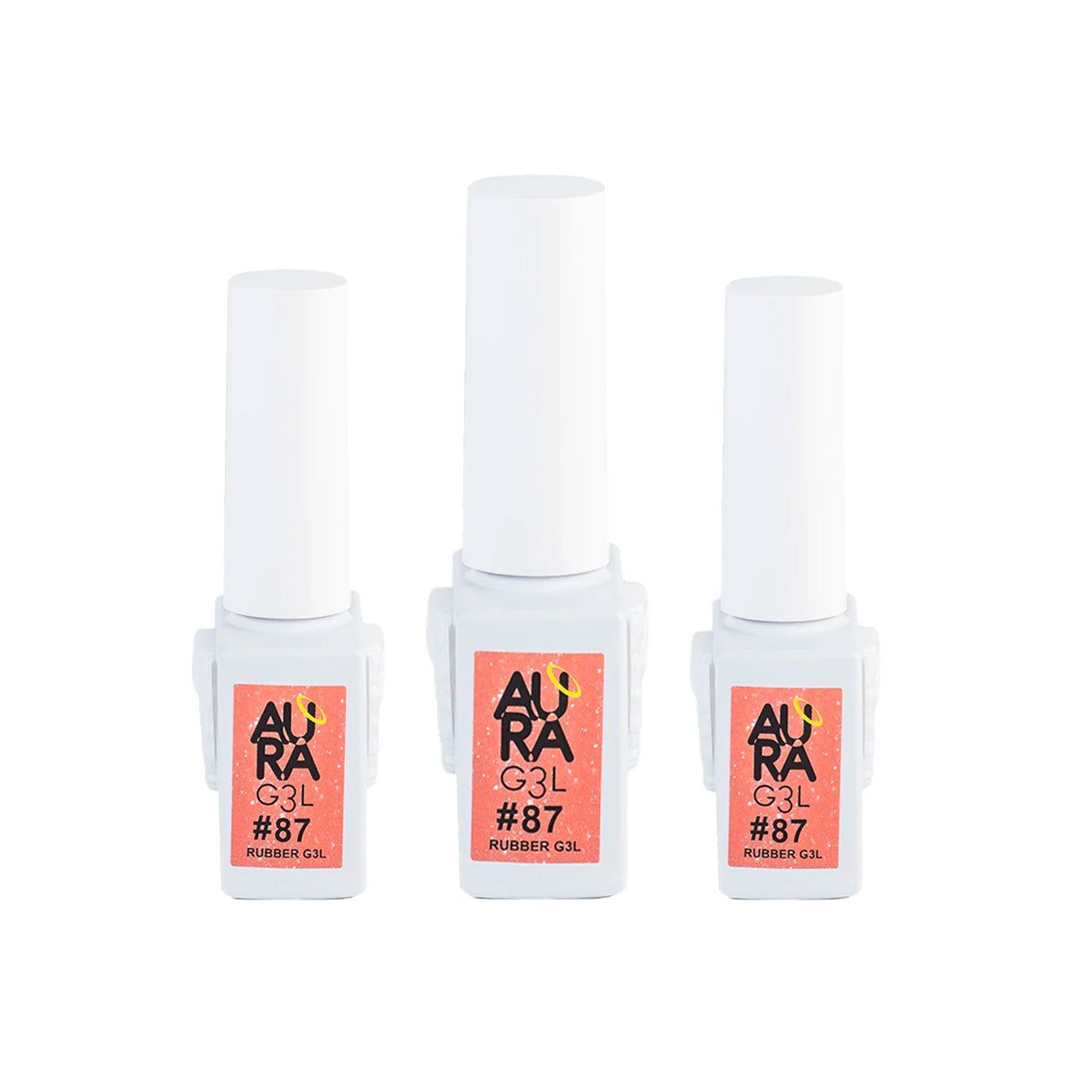 GENERICO - Aura Base Rubber Colores 87 3 Unid