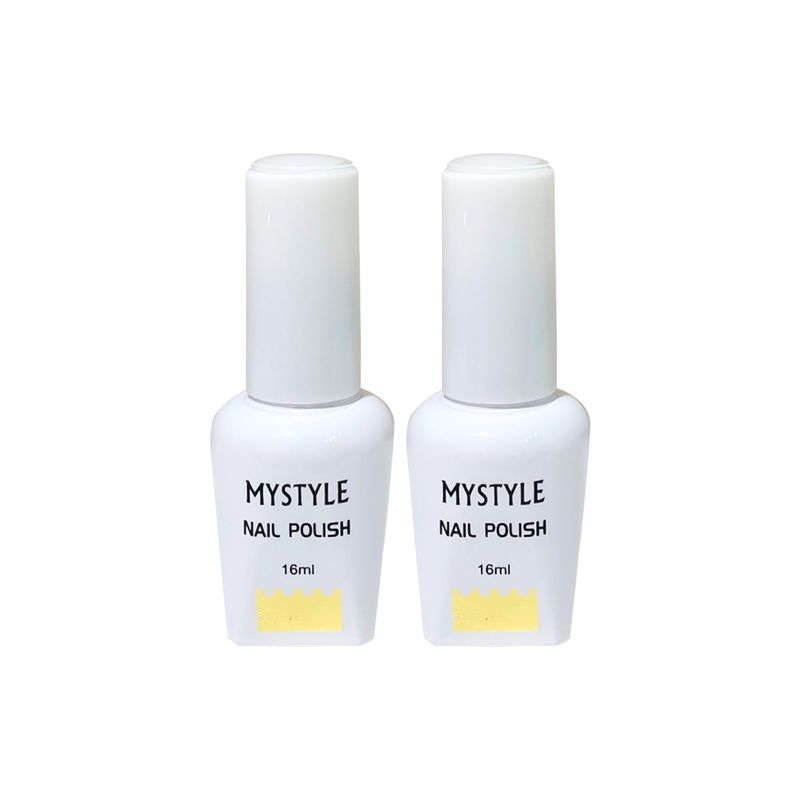 GENERICO - Mystyle Esmalte En Gel Blanco 16ml 2 Unid
