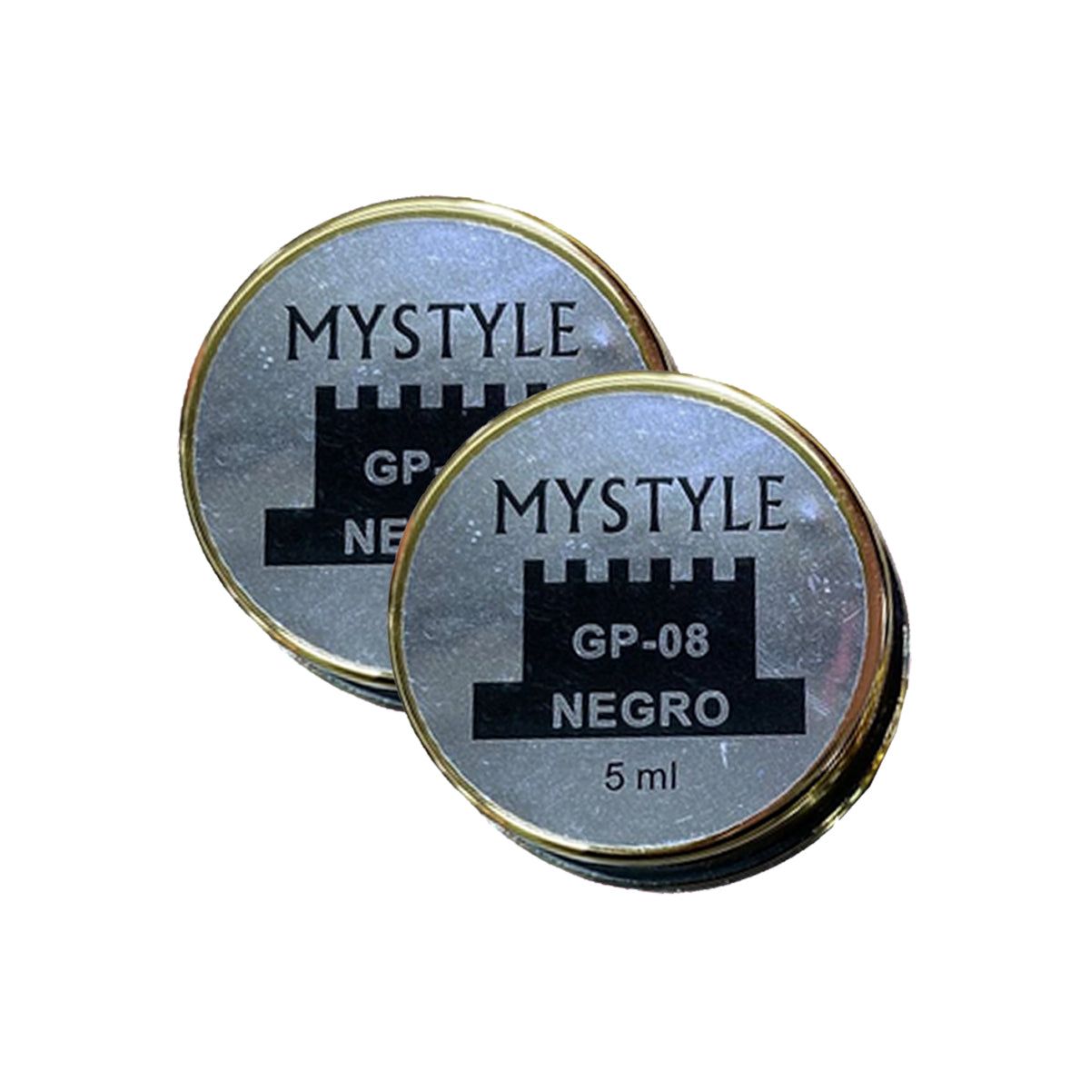 GENERICO - Mystyle Gel Paint Negro 5ml 2 Unid