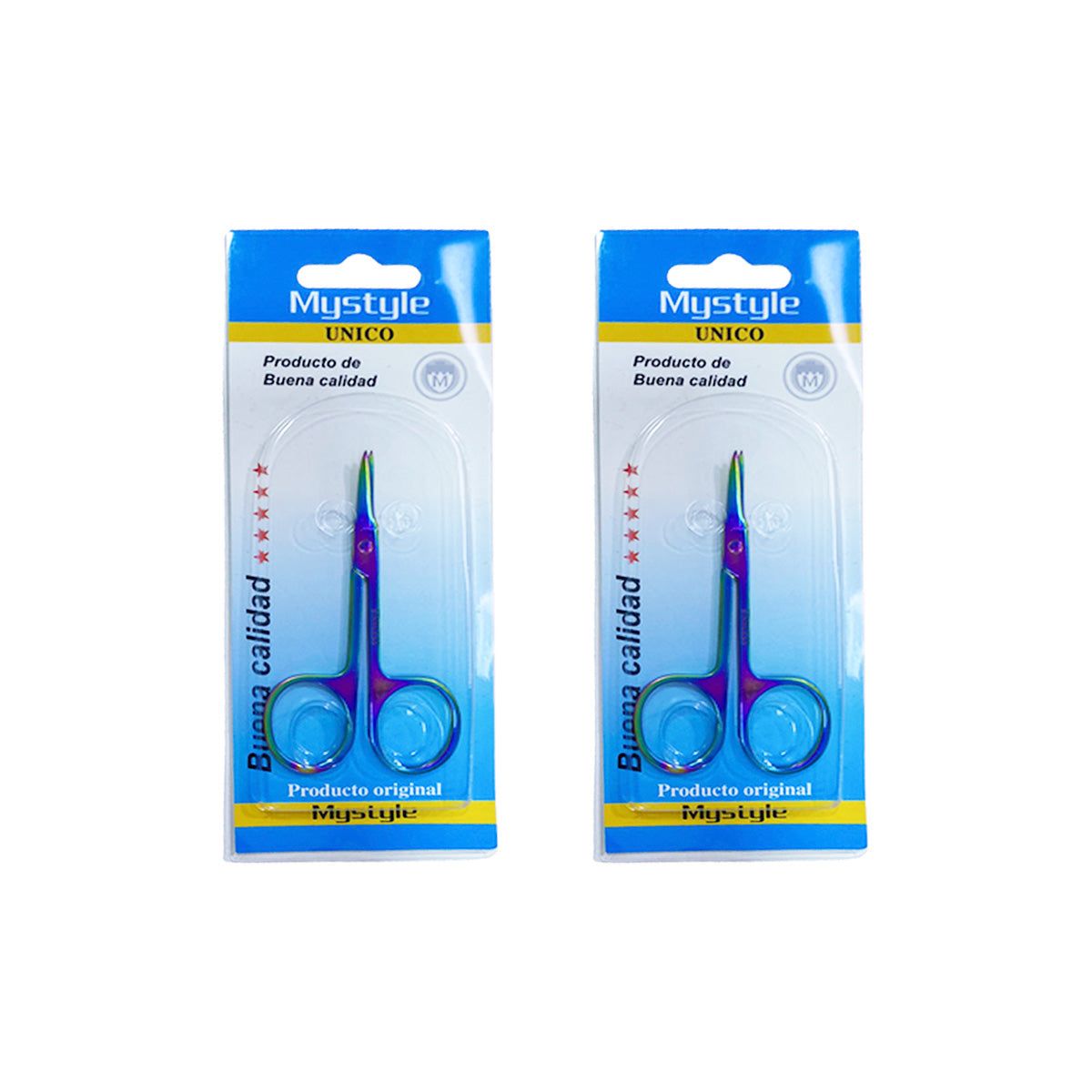 GENERICO - Mystyle Tijera Manicure Tornasol 2 Unid